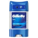Gillette high perfomance anti-persprint clear gel Deodorant stick for Men | Underarm Roll on Anti Odour 70ml (Cool Wave) - Fast Shipping to USA & Canada