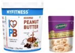 MYFITNESS Chocolate PB Smooth 1250g | Protein & Happilo Cashews 200g - Fast Shipping to USA & Canada