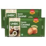 Unibic Danish Coconut Cookies, 270Gm (Pack Of 2)/300Gm (Pack Of 2) Weight May Vary - Fast Shipping to USA & Canada