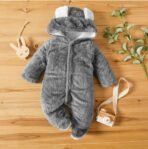 First Kick Baby Wearable Sleeping Bag New Born Hooded Snap Button Closer Security Bag (12-18 Months, Grey) - Fast Shipping to USA & Canada