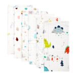 Infantbond Muslin Burp Cloths (Pack of 6, 100% Cotton) ? Fast Shipping to USA & Canada