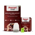 Pansari English Breakfast ? 100 Premium Tea Bags | Classic Black Tea Blend with Darjeeling | Rich Flavour & Medium Strength | Perfect Morning Brew - Fast Shipping to USA & Canada