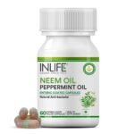 INLIFE Neem Oil 350mg with Peppermint - 60 Capsules - Fast Shipping to USA & Canada