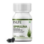 INLIFE Spirulina 2000mg - 120 Tablets - Fast Shipping to USA & Canada