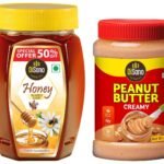 Disano Peanut Butter Creamy 924g & DiSano Pure Honey 500 g (pack of 1) - Fast Shipping to USA & Canada