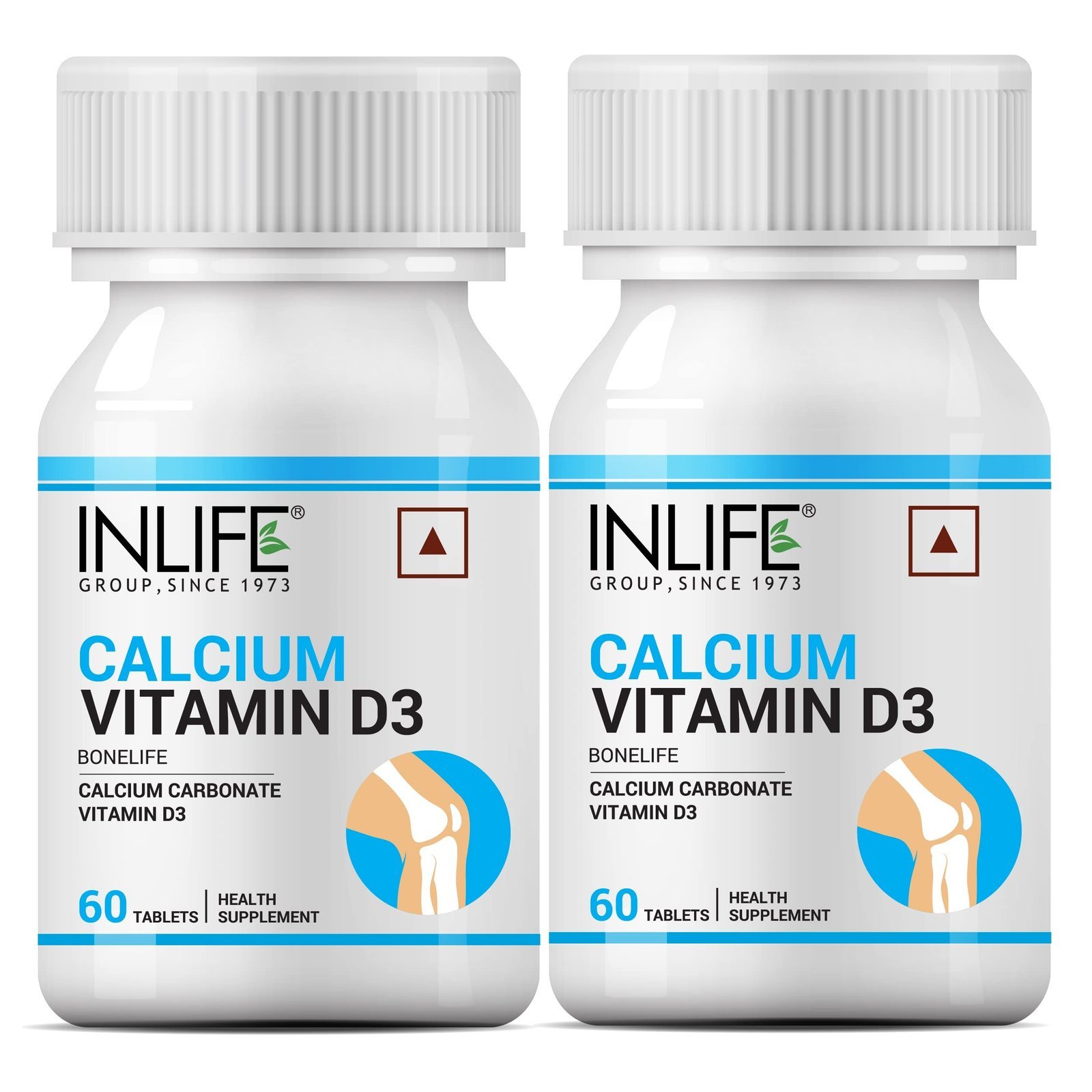 71Zn0yp4NqL-1.jpg INLIFE Calcium & Vitamin D3 Tablets - 60 Tablets - Fast Shipping to USA & Canada - Image 1