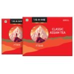 TE-A-ME Classic Assam Black Tea, 100 Bags (Pack of 2) | Assam Tea bags | Tea Bags 200 pieces | Diwali Gift - Fast Shipping to USA & Canada