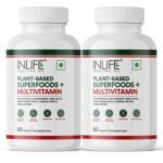 INLIFE Plant Based Multivitamin 75+ Ingredients - 60 Tablets - Fast Shipping to USA & Canada