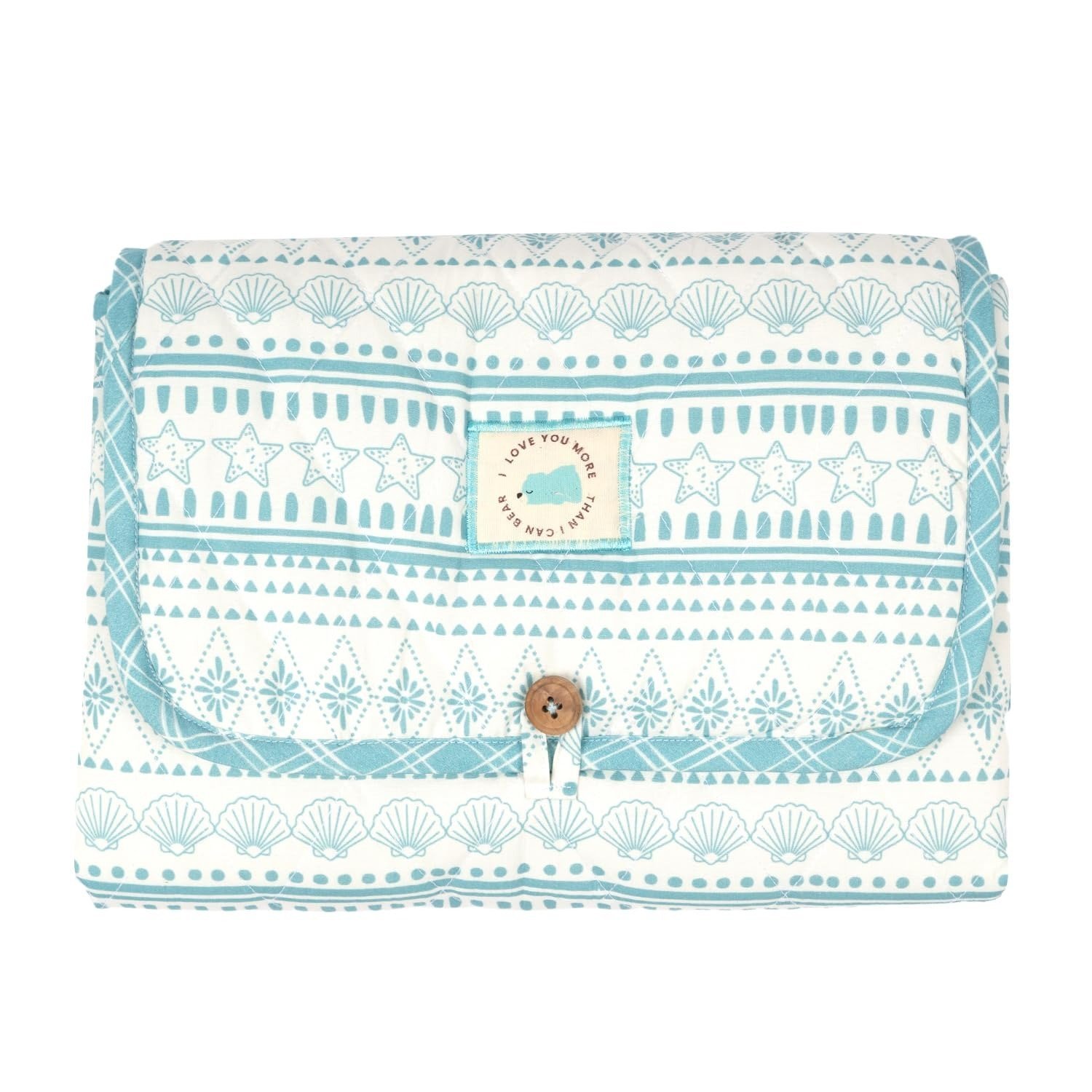 71dXP59-YL.jpg Tidy Sleep Portable Diaper Changing Mat/Pad for Newborns & Infants Baby 0-24 Months Light Weight, Portable, Water Proof (Marine Meadow) - Fast Shipping to USA & Canada - Image 1