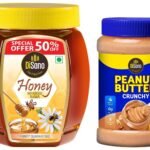 DISANO Peanut Butter Crunchy 924G & Pure Honey 1Kg (Pack Of 1) - Fast Shipping to USA & Canada