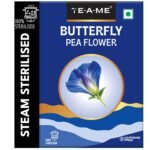 TE-A-ME Butterfly Pea Flower Tea | Blue Colored Tea | 50gm (50+ Cups) | SUPER ANTIOXIDANT | Caffeine Free || Aparajita - Shankhpushpi || Flower Based - Herbal | Diwali Gift - Fast Shipping to USA & Canada