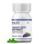 INLIFE Grape Seed Extract 400mg - 60 Capsules - Fast Shipping to USA & Canada