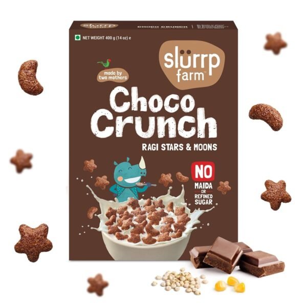 Slurrp Farm Choco Crunch Cereal (400g) - Fast Shipping to USA & Canada