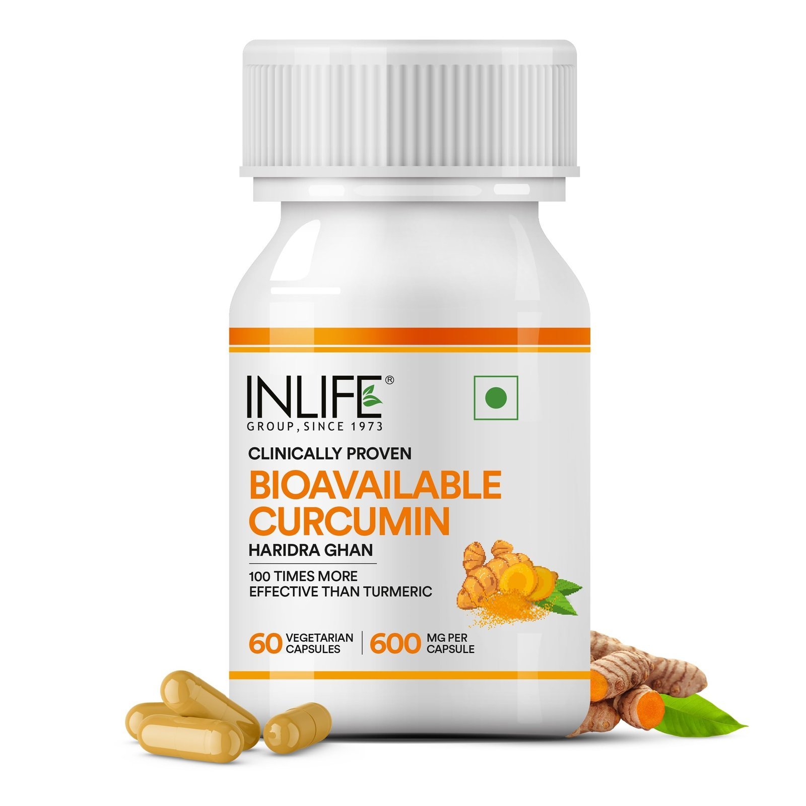 71gAGRX3e4L-1.jpg INLIFE Bioavailable Curcumin 600mg - 60 Capsules - Fast Shipping to USA & Canada - Image 1