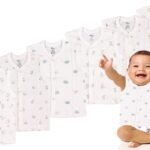 MOM CARE Unisex Baby Regular Fit Vest For 12-18 Months Cotton Sleeveless For Boys And Girls Sando Baniyan Combo (Pack Of 6) White - Fast Shipping to USA & Canada