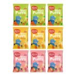 Slurrp Farm Teething Puffs Fruit & Veg Combo (9 Pack) - Fast Shipping to USA & Canada