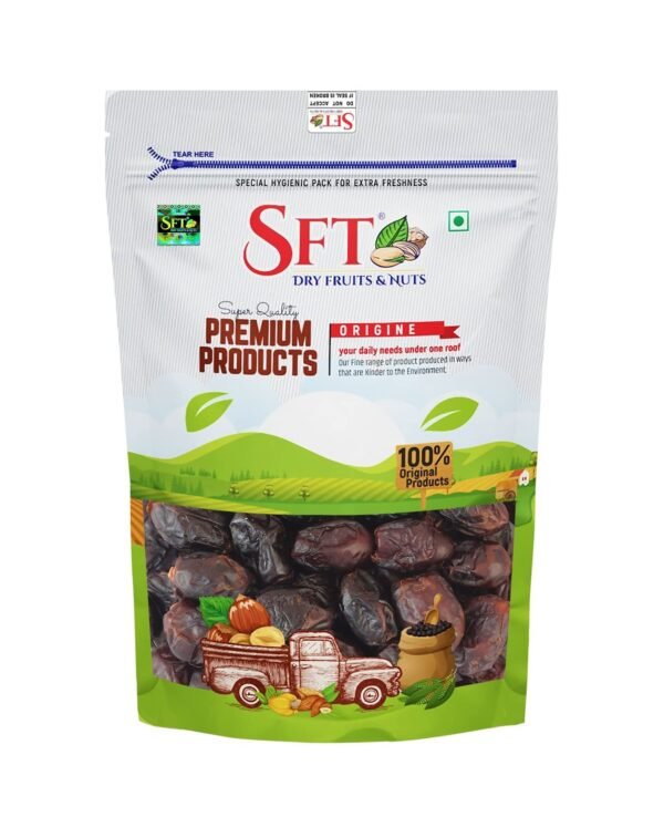 SFT Dried Premium International Omani Dates 250g |Healthy snacks, Dry fruits, Khajoor, Khajur| No Preservatives | No Added Sugar |Vegan | Plant Based | Non GMO - Fast Shipping to USA & Canada