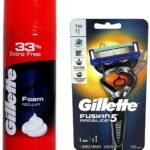 Gillette Classic Regular Pre Shave Foam, 418g with 33% Extra Free & Proglide Men's Grooming Razor with Flexball Technology - Adapts to Facial Contours (1 pc) - Fast Shipping to USA & Canada