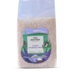 Two Brothers Organic Farms Ajara Ghansal Semi-Polished Rice 1 KG | Organic, Nutrient-Rich, Aromatic, GI Tagged Variety - Fast Shipping to USA & Canada
