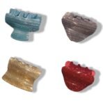 TEMPERIA (4 pcs) Hair Clips for Women & Girls - Clutcher Clutches Claw Clip Accessories - Stylish, Fashional (Random Colors & Designs) (DN05) - Fast Shipping to USA & Canada