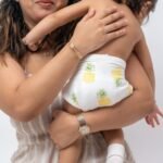 Haus & Kinder Muslin Cloth Nappies For Newborns - Pack Of 3 | Multicolor, 0-6 Months, Reusable Baby Diapers With Absorbent, 100% Muslin Cotton, Adjustable Velcro ? Tropical Twist Collection - Fast Shipping to USA & Canada