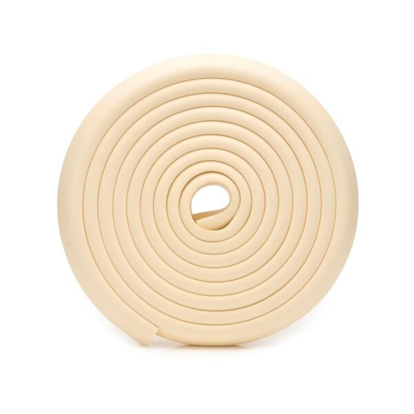 Kids Station Baby Proofing Edge Protector for Kids Safety, Made in India Rubber Edge for Sharp Furniture Edges and Corners, A Baby Safety Product (5mts, L- Shape, Beige) - Fast Shipping to USA & Canada