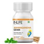 INLIFE Ashwagandha Extract 500mg - 60 Capsules - Fast Shipping to USA & Canada