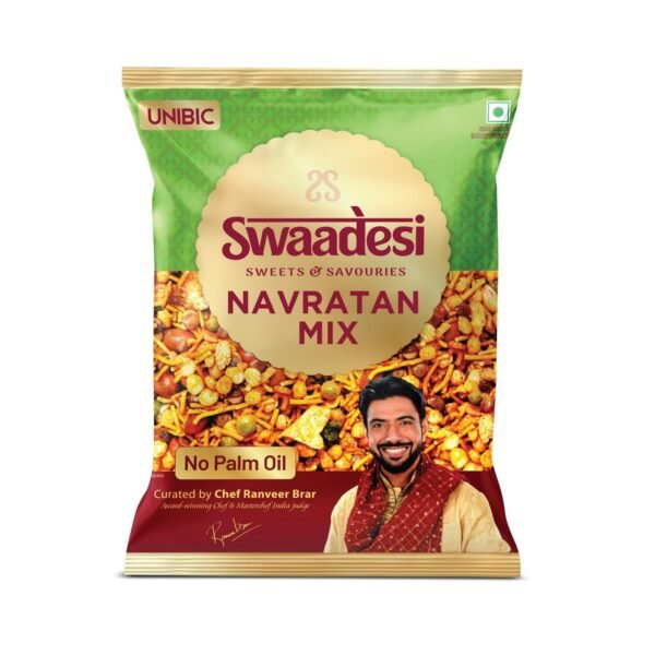 Unibic Swaadesi No Palm Oil Navratan Mixture 165/200gm - Fast Shipping to USA & Canada
