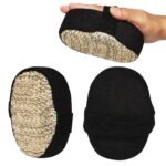 TEMPERIA (1 pcs) Loofah for Bathing for Women & Men - Shower Scrubber with Handle for Body Wash - Lofas, Lufa & Loofa for Bath Scrub - Soft, Lather Enchancing, Exfoliator Sponge (MN02) - Fast Shipping to USA & Canada