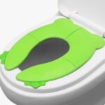 Kids Station Foldable & Portable Baby Potty Training Seats-Suitable for potty training of Boys-Potty Training Seat for 1+ Year child-Travel Friendly, Easy to Carry (Green, Foldable Potty Seat) - Fast Shipping to USA & Canada