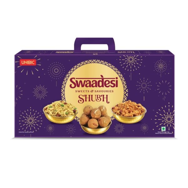 Unibic Swaadesi Shubh Almond Gift Pack (3 product combo), 420 gm - Fast Shipping to USA & Canada
