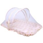 1ST STEP 100% Muslin Premium Baby Bedding Set with Mosquito Net |100% Insect Protection with Zip Closure & Baby Pillow (OR, Small Single) - Fast Shipping to USA & Canada