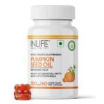 INLIFE Pumpkin Seed Oil - 60 Capsules - Fast Shipping to USA & Canada