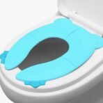 Kids Station Foldable & Portable Baby Potty Training Seats-Suitable for potty training of Boys-Potty Training Seat for 1+ Year child-Travel Friendly, Easy to Carry (Blue, Foldable Potty Seat) - Fast Shipping to USA & Canada