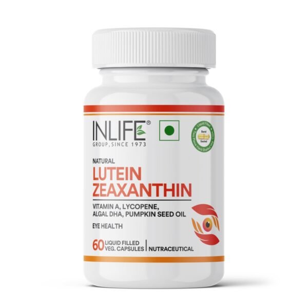 INLIFE Lutein 10mg & Zeaxanthin 2mg - 60 Capsules - Fast Shipping to USA & Canada