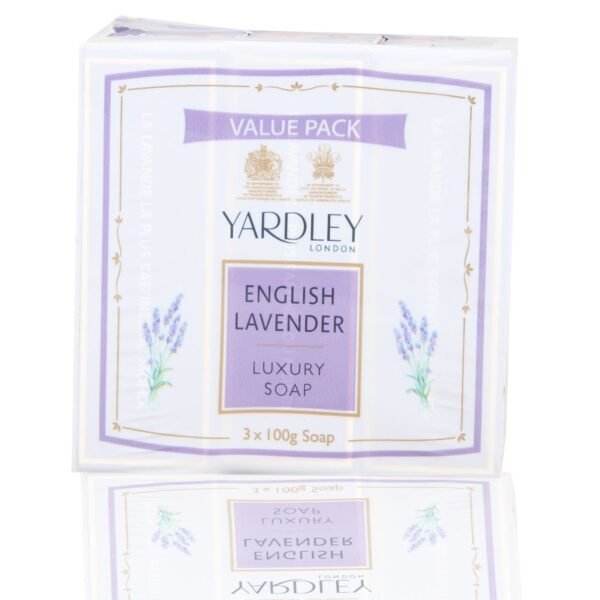 Yardley Soap - English Lavender, 3 x 100g Pack - Fast Shipping to USA & Canada