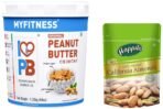 MYFITNESS Original PB Crunchy 1250g | Protein & Happilo Almonds 200g - Fast Shipping to USA & Canada