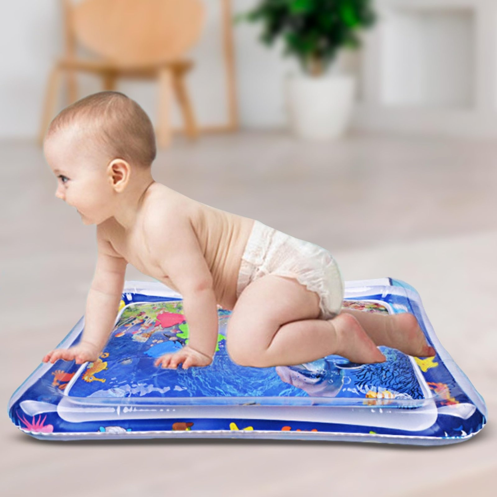 71vH60V3ZDL-1.jpg StarAndDaisy Baby Water Mat/Infant Sensory Play Gym for 6-12 Months/Newborn Baby Essentials/Water-Filled Activity Mat/Baby Gifts. - Fast Shipping to USA & Canada - Image 1
