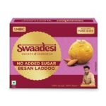 Unibic Swaadesi No Added Sugar Besan Laddoo - Fast Shipping to USA & Canada
