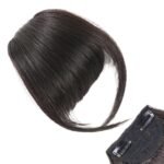 TEMPERIA Front Fake Bangs Hair Extensions For Women - Clip On Side Curtain Bangs Fringes Hair Extensions for Wedding - Cute Hair Accessories for Women & Girls - 1 Pc - Natural Brown (MN04) - Fast Shipping to USA & Canada