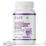INLIFE Magnesium Glycinate 2000mg - 120 Tablets - Fast Shipping to USA & Canada