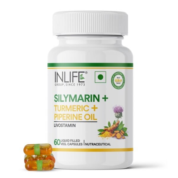 INLIFE Silymarin Oil 200mg - 60 Capsules - Fast Shipping to USA & Canada