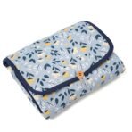 Tidy Sleep Portable Diaper Changing Mat/Pad for Newborns & Infants Baby 0-24 Months Light Weight, Portable, Water Proof (Green Flower) - Fast Shipping to USA & Canada