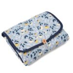 Tidy Sleep Portable Diaper Changing Mat/Pad for Newborns & Infants Baby 0-24 Months Light Weight, Portable, Water Proof (Green Flower) - Fast Shipping to USA & Canada