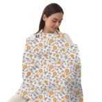 A Baby Cherry - Nursing Cover, Nursing Covers for Feeding Mom, Feeding Cover Breastfeeding Mother, Feeding Cover for mom, Multi-Use, Breathable, 360 Full Privacy (Yellow) - Fast Shipping to USA & Canada