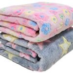 First Kick Baby Blankets New Born Crib Printed Sheet Blanket for Baby Boys and Baby Girls, L 100 cm x B 75 cm, Pack of 2 Pc. - Fast Shipping to USA & Canada