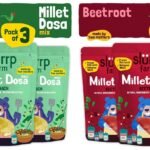 Slurrp Farm Millet Dosa Mix (3x150g) + Spinach Dosa Mix (3x150g) - Fast Shipping to USA & Canada