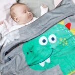 MOM CARE Fleece Winter Blanket For Newborn Baby Extra Soft Warm Fluffy Cozy Double Layered Pack of 1 Grey, Reversible - Fast Shipping to USA & Canada