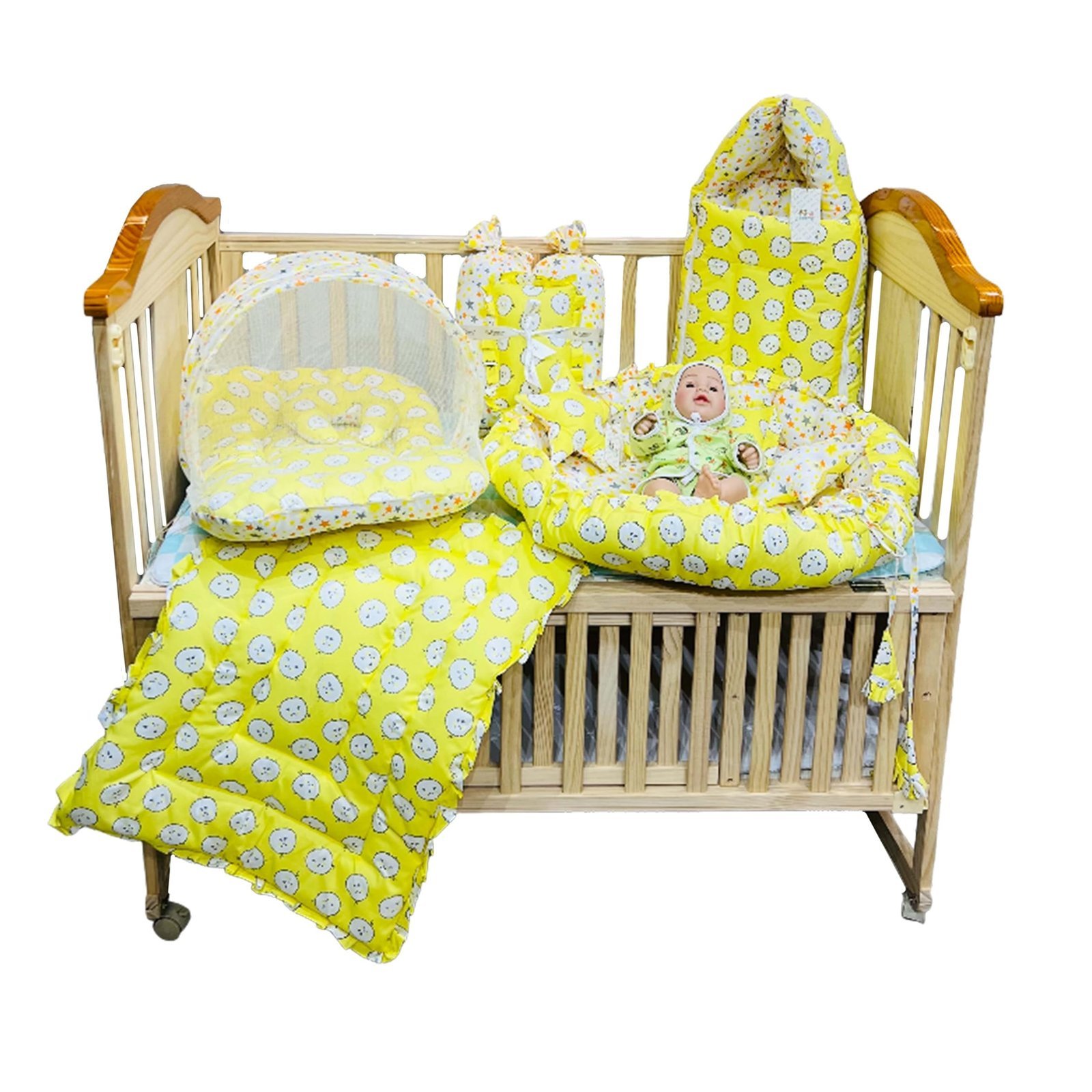 818-6aJsCyL-1.jpg Infantbond Cotton Baby Bedding & Carry Bag (Yellow Ship) ? Fast Shipping to USA & Canada - Image 1