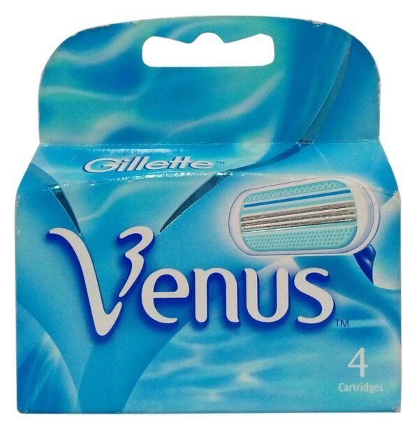 Gillette Venus 3 Hair Removal Cartridges, Women, 4 Pieces Pack - Fast Shipping to USA & Canada